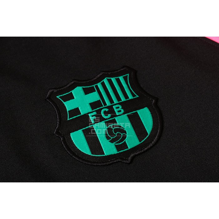 Chaqueta con Capucha del Barcelona 2020-21 Negro - Haga un click en la imagen para cerrar